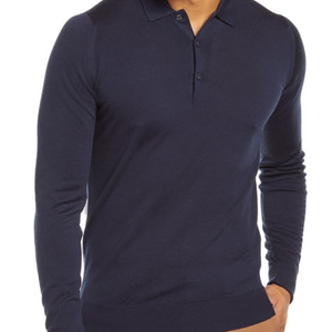 Polo de Diseñador para Hombre, Corte Ajustado, Algodón Elástico, Casual, de Lujo, con Logotipo Personalizado, Moda, Éxito de Ventas en el Mercado Estadounidense - Product Image 5