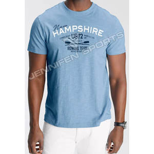 Camiseta de Hombre, 240 g/m², 100% Algodón, Transpirable, de Secado Rápido, Ligera, Corte Regular, Color Sólido, Estilo Casual, con Logotipo Personalizado - Product Image 3