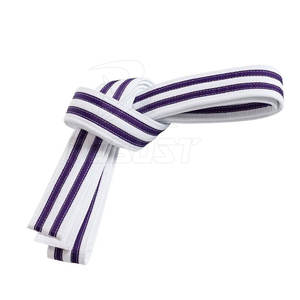 Ceinture de Taekwondo - Matière en coton durable, légère et confortable, équipement d'arts martiaux pour l'entraînement et la pratique - Product Image 3