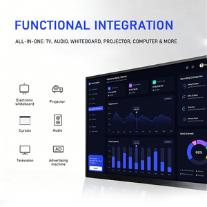 Pizarra Interactiva Todo en Uno, Pantalla Plana Inteligente, 8G 128G, Pizarras Inteligentes para Conferencias MIDA, Panel Multitáctil de 20/40 Puntos - Product Image 6