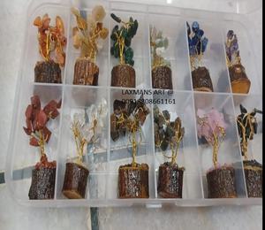 หินอัญมณีจักระทั้งเจ็ดประดับด้วยลูกปัดต้นไม้แห่งชีวิตสำหรับโต๊ะหินอัญมนีนำโชคประดับอัญมณีกึ่งมีค่าหินต้นไม้แห่งชีวิต - Product Image 1