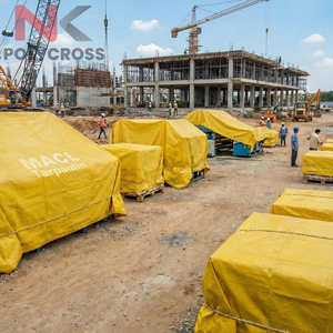 Bâche en polyester multi-couches en maille pour bateaux et équipements marins, imperméable 300 g/m², de l'usine indienne de bâches - Product Image 2