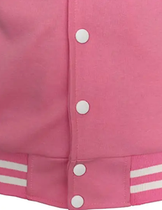 เสื้อแจ็คเก็ตวาร์ซิตี้สตรีทแวร์ปักโลโก้แบบกำหนดเองสำหรับผู้ชาย ลายเบสบอล - Product Image 4