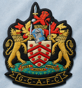 gcafc blazer Badge With Anchor And Laurel Wreath <b>Sew</b>-On Fabric Patch For Uniform Garment - Product Image 5