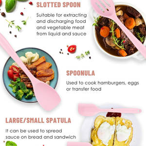 Ensemble d'ustensiles de cuisine en acier inoxydable à faible MOQ, de haute qualité, durables, compatibles lave-vaisselle et four, légers, pour usage quotidien - Product Image 4