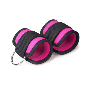 Adjustable Breathable Foldable Non-Slip Neoprene Ankle Strap Double Ring Closure Professional Protection <b>Weight</b> Lifting <b>Training</b> - Product Image 1