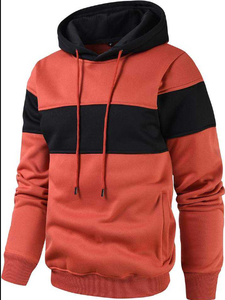 Winter <b>Men's</b> Hooded Sweatshirt Casual Sports Color Block Zipper Hoodie <b>Men</b> - Product Image 5
