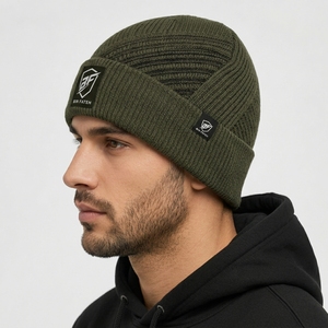 Custom Logo Men Women <b>Cap</b> Autumn Beanie Hat Warm Bonnet Men's <b>Winter</b> <b>Cap</b> Solid Knitted Hat <b>Winter</b> Hats for Men Skullies Beanies - Product Image 6