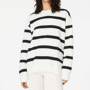 Nouveau design automne-hiver, sweat-shirts unis pour femmes, pull ample, col rond, confortable, design d'emballage personnalisé - Product Image 5