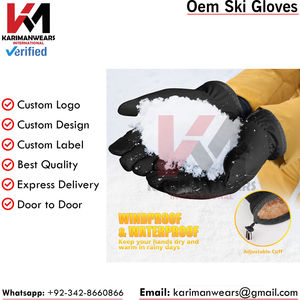 Guantes de Esquí para Invierno, Ligeros, Duraderos, Cómodos, Transpirables, Impermeables, con Material Aislante - Product Image 5