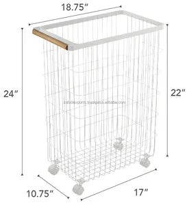 Cesta de Hierro Hueca Elegante de Diseño Moderno, Rectangular, Plegable, Apta para Lavavajillas, para Uso en la Cocina del Hogar, Interiores de Lujo - Product Image 5