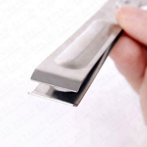 Pince à monnaie professionnelle en acier inoxydable avec embout en silicone, logo personnalisé, outil numismatique de précision avec finition colorée - Product Image 5