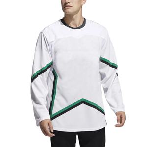 Maillot de hockey sur glace personnalisable à séchage rapide 2024, vêtements de sport OEM pour joueurs adultes, coupe automatisée, vêtements de sport de hockey sur glace - Product Image 1