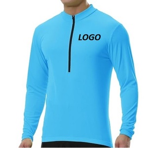 Maillots de Ciclismo Personalizados de Manga Larga, Transpirables, de Secado Rápido, Antibacterianos, de Spandex/Poliéster, Unisex - Product Image 1