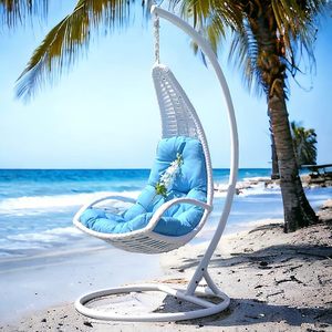 Fauteuil suspendu en rotin de qualité supérieure pour balcon, patio, jardin, fabricant OEM en gros - Product Image 3