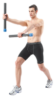 ALLWINWIN BDB02 Barre de musculation - Bâton d'entraînement lesté détachable pour exercices