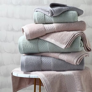 Toallas de Algodón Ecológicas Premium al por Mayor, Alto Gramaje, Bajo Precio, Ultra Absorbentes, de Secado Rápido, Suaves y Lisas, Toallas de Baño OEM - Product Image 1
