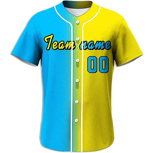 Custom Baseball Sportswear Retro Button <b>Down</b> V-Neck Baseball Uniform Customized Logo Name Mesh Baseball Jersey - Product Image 5