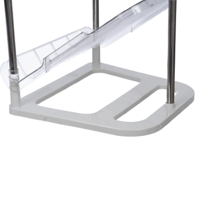 Halo - Estante de Almacenamiento de Zapatos de Plástico Transparente Ajustable de Cuatro Niveles, Más Vendido, para Sala de Estar y Cocina - Product Image 3