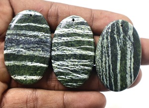 Opale suisse 100% naturelle, cabochon, pierres précieuses rares, fabrication de bijoux, matériau de qualité supérieure avec perçage, best-seller de Jaipur. - Product Image 5
