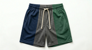 Pantalones cortos de malla de secado rápido para hombre, color naranja, con cintura elástica y bolsillos, estilo deportivo informal - Product Image 6