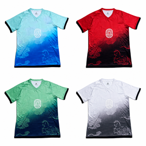 เสื้อฟุตบอล TESSUTO พิมพ์ลายดิจิตอลตามสั่ง แห้งเร็ว 220 กรัม โพลีเอสเตอร์/ไนลอน ระบายอากาศได้ดี แบบซับลิเมชั่น คอวี แขนสั้น - Product Image 5