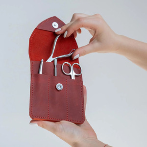 Bolsa de Almacenamiento de Cuero de Alta Calidad para Herramientas de Uñas, Bolsa Resistente para Herramientas de Construcción con Presilla para Cinturón, Proveedor Mayorista con Logotipo ODM en Venta - Product Image 1