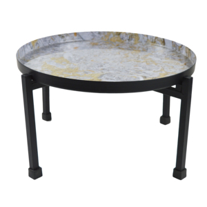 New Design High Quality Serving Plate Metal Serving Dishes <b>Dinnerware</b> Food Plate Dish Popular With Printed Theme - Product Image 1