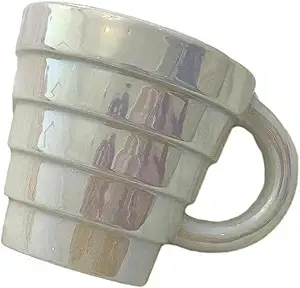 Taza de Cerámica Clásica para Desayuno, Taza Creativa y Sencilla para Té de la Tarde, Estilo Indio, Elegante y de Lujo, para Servir Café Caliente, Calidad Premium - Product Image 2