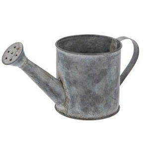 Arrosoir vintage en acier galvanisé vieilli, pot à eau en métal pour plantes d'intérieur et d'extérieur, style antique, décoration intérieure, jardinage - Product Image 5