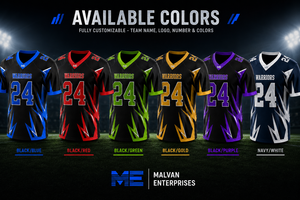 Trending 2026 Custom Football Jersey Malvan 24 V-Neck Heat-Transfer Printed Plaid Front Moisture Wicking <b>Mesh</b> Adult Men's <b>Short</b> - Product Image 4