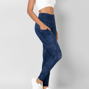 Pantalones de yoga personalizados más vendidos para mujer, ropa deportiva, leggings de yoga con cintura elástica, leggings de yoga totalmente personalizados para mujer - Product Image 3