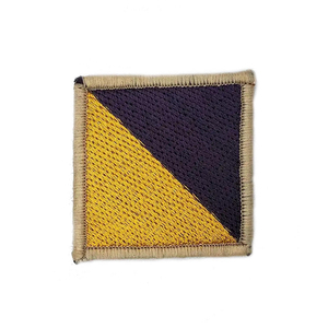 Chibi Embroidered Eco-Friendly Flag Pattern Custom Logo Patch <b>Sew</b>-On Fabric Badge Bison Silhouette Shape Safety <b>Pin</b> Attachment - Product Image 4