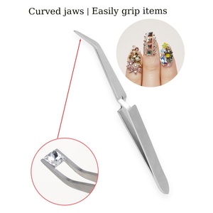 Pince à ongles plate réutilisable pour manucure, repousse-cuticules de 12 cm, pince de précision pour une finition lisse et usage en salon - Product Image 3