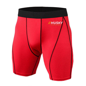 Shorts de Compresión Unisex de Nailon y Spandex, Cintura Alta Elástica, Bolsillo Oculto, Logotipo Personalizado, Secado Rápido, Ligeros, Transpirables, hasta la Rodilla - Product Image 5