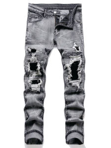 Midweight Straight Fit Plus Size Men's Jeans with Zipper Fly - Product Image 2