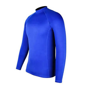 Camiseta de Compresión para Hombre, Manga Larga, Negra, Deportiva, de Secado Rápido, Transpirable, Informal - Product Image 4