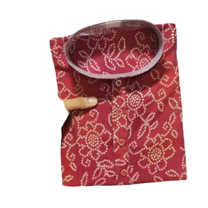 <b>Men's</b> <b>Festival</b> <b>Wear</b> Long Kurt Collection Soft Cotton Modal Silk Bandhni Print - Product Image 4