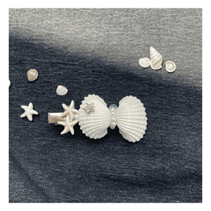 Pinzas para el cabello hechas a mano con material natural de conchas marinas para sujetar el cabello con estilo y como accesorios de moda, elaboradas en Vietnam. - Product Image 3