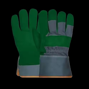 Guantes de Trabajo Resistentes de Cuero Vacuno, para Jardinería, Seguridad Industrial, Protección Personalizada, Flexibles y Resistentes - Product Image 5