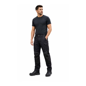 Pantalons de travail industriels avec logo personnalisé, pantalons de travail robustes pour mécaniciens, électriciens, constructeurs et ouvriers d'usine - Product Image 3