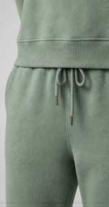 Conjunto Deportivo Casual Verde Salvia para Mujer, Sudadera con Cuello Redondo y Pantalones Jogger con Cintura Elástica - Product Image 6