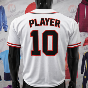 Camiseta de Entrenamiento de Béisbol/Sóftbol Sublimada Personalizada, Manga Corta, para Clubes y Equipos, Secado Rápido, Transpirable, Tela 100% Poliéster - Product Image 5