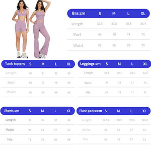 Conjunto Deportivo de 4 Piezas para Mujer, Leggings Elásticos sin Costuras para Yoga, Running y Gimnasio, Shorts Transpirables y Ligeros con Logotipo Frontal, Color Sólido - Product Image 4