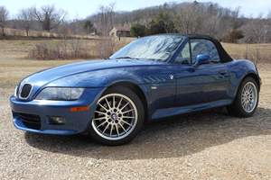 BMW Z3 3.0i Roadster <span class=keywords><strong>2001</strong></span> d'<span class=keywords><strong>occasion</strong></span> en bon état, 3600 miles, boîte manuelle 5 vitesses, bleu T-opaz métallisé, peu modifiée - Product Image 3