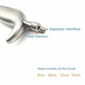 8cm 10cm 12cm 16cm Fiber Breast Light Guide <b>Hook</b> Cold Light Source Set Guiding Retractor for Breast <b>Plastic</b> By Dentavex - Product Image 3
