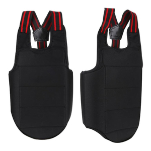 Équipement d'entraînement pour arts martiaux, protège-poitrine en cuir PU de qualité supérieure, protège-poitrine personnalisé pour Muay Thai, Karaté, Taekwondo - Product Image 3