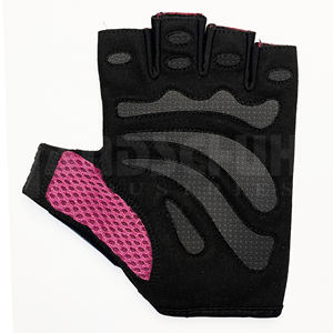 Gants de musculation professionnels rose et noir avec rembourrage amélioré de la paume |   Poignée antidérapante de qualité supérieure pour un équipement de musculation ultime - Product Image 5