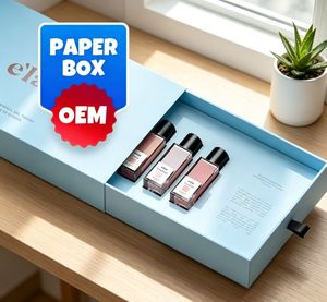 กล่องบรรจุภัณฑ์เครื่องสำอางสุดหรูสำหรับลิปสติก บริการ OEM/ODM แบบกำหนดเอง กล่องเครื่องสำอางพิมพ์ลายตามสั่ง วัสดุกระดาษคุณภาพสูง ออกแบบโลโก้ได้ - Product Image 1