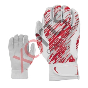 Custom Softabll Baseball Batting Gloves Logo Design Full Finger Training XL XXL Breathable Soft Goatskin Leather Anti-slip - Product Image 1